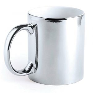 Silver Metallic mug