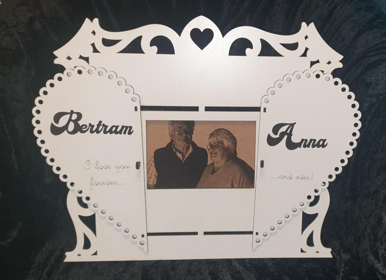 Couples personalized photo frame