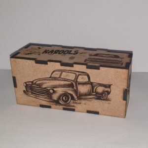 Vintage car gift box birthday