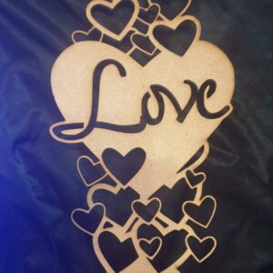 Valentine table décor