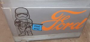 Ford stormtrooper vinyl sticker