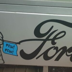 Ford stormtrooper vinyl sticker