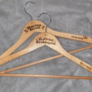Engraved Wedding party hangers