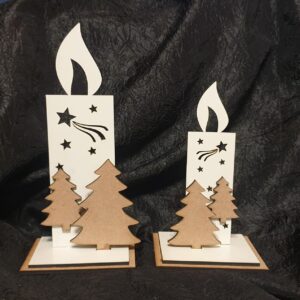 Memorial Christmas candles