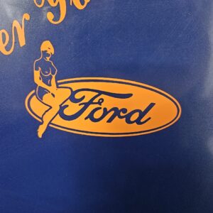 418 ford logo lady