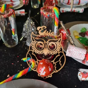 owl sweetie pie holder (single)