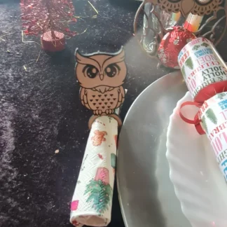 owl serviette holder (set of 12)