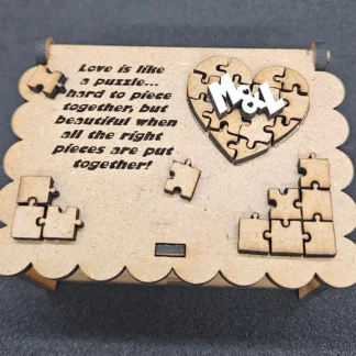 love puzzle gift box small valentine
