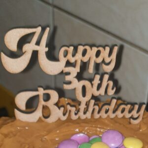 birthday cake topper