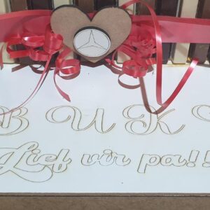 personalised cake board
