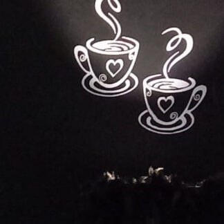 coffee cups vinyl decal