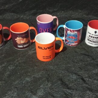 multicolor mugs personalized