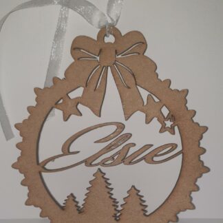 christmas ornament with name