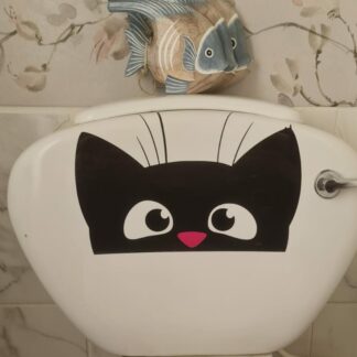 peeking cat decor vinyl decals