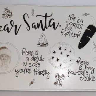 santa cookie board