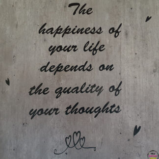 happiness of your life vinyl wall decal
