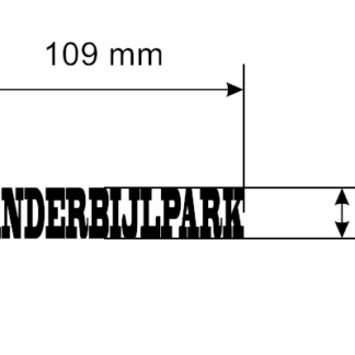 black vanderbijlpark vinyl decal