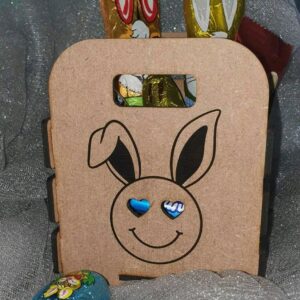 wooden easter basket
