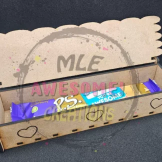 you and me chocolate gift box valentine