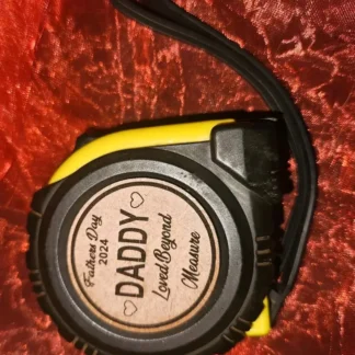 father's day personalised measuring tape